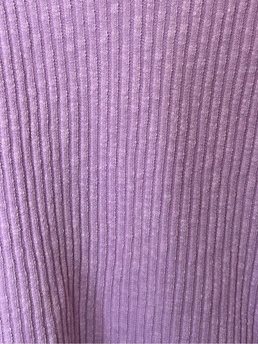 EASEL Ribbed V-Neck Oversized Short Sleeve Top Sunday Comfort Purple Pink - Picture 7 of 12